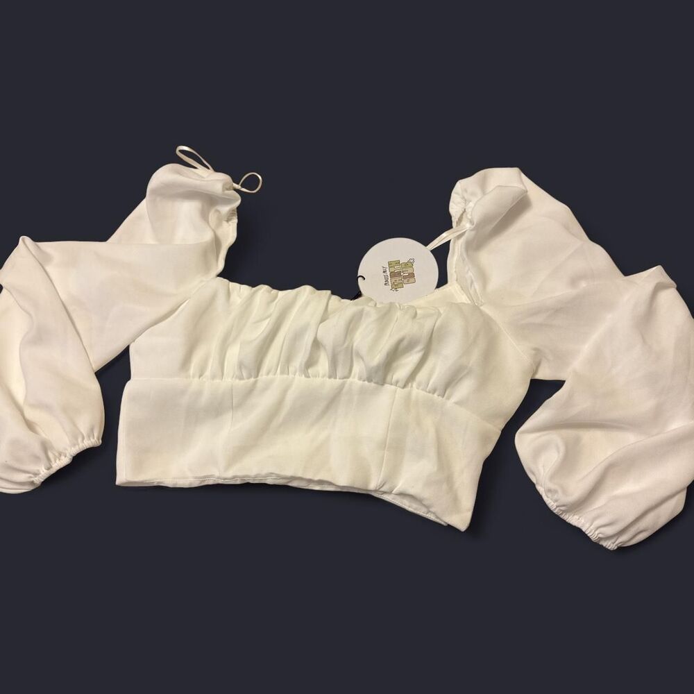 Princess-polly Women's White Crop-top